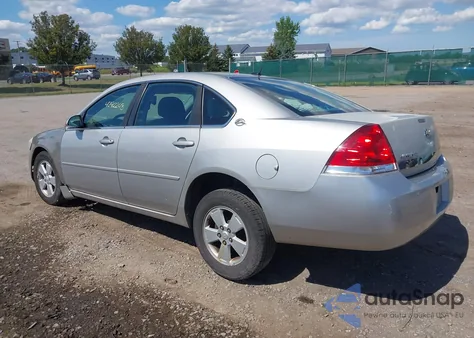 2007 Chevrolet Impala Lt from USA, damaged, VIN 2G1WT58N579355091